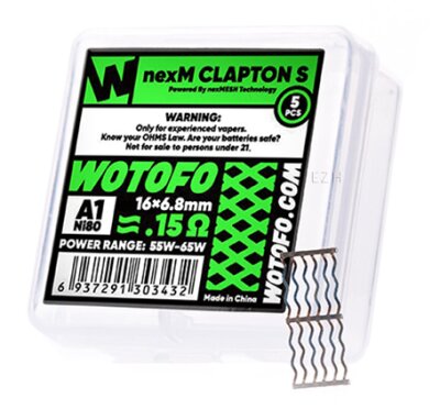 Wotofo nexM Clapton S 0.15 NI80 KA1