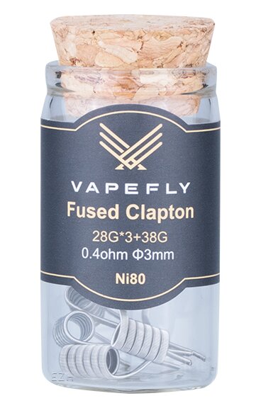 Vapefly Ni80 Fused Clapton Coil 6 Stck 3x28GA-38GA