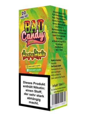Angry Apple Nikotinsalz Liquid 10ml Bad Candy