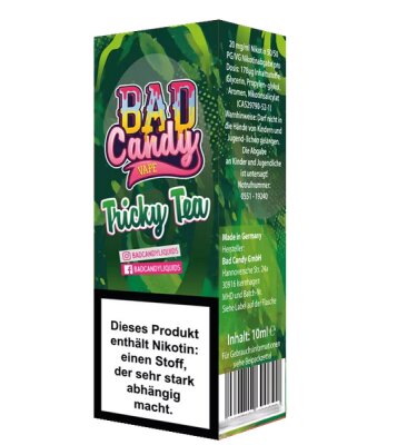 Tricky Tea Nikotin Salz 20mg 10ml Bad Candy