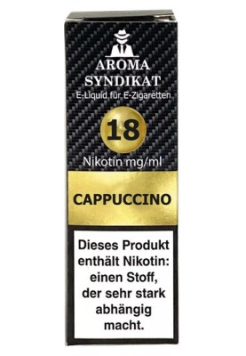 Cappuccino 18mg Nikotin Salz Liquid 10ml Aroma Syndikat