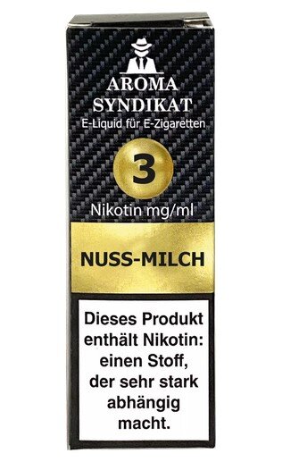 Nuss-Milch Liquid 10ml Aroma Syndikat 3mg
