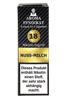 Nuss-Milch 18mg Nikotin Salz Liquid 10ml Aroma Syndikat