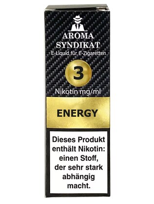 Energy Liquid 10ml Aroma Syndikat 3mg