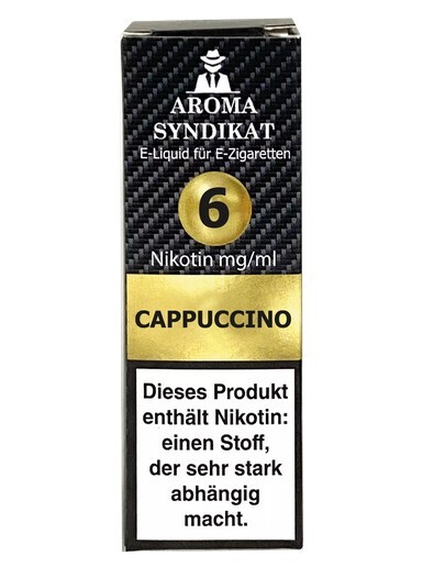 Cappuccino Liquid 10ml Aroma Syndikat 6mg