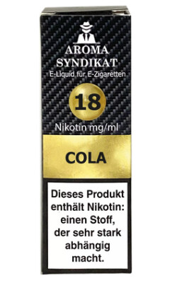 Cola 18mg Nikotin Salz Liquid 10ml Aroma Syndikat