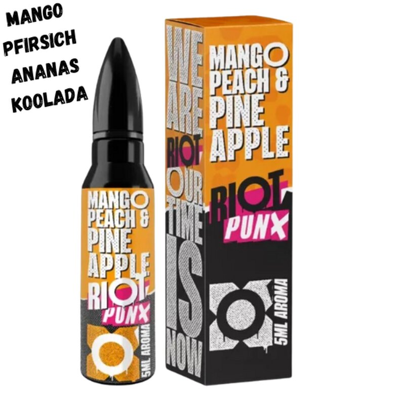 Mango Pfirsich & Ananas Aroma 15ml Punx by Riot Squad