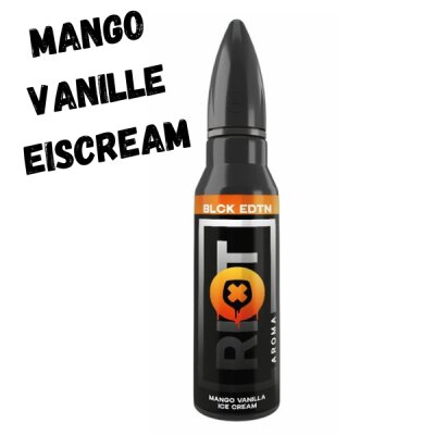 Mango Vanille Ice Cream Aroma 15ml Riot Squad Black Edition