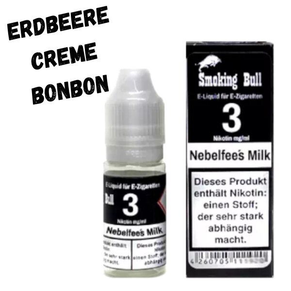 Nebelfees Milk Liquid 10ml Smoking Bull 3mg