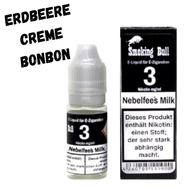 Nebelfees Milk Liquid 10ml Smoking Bull 6mg