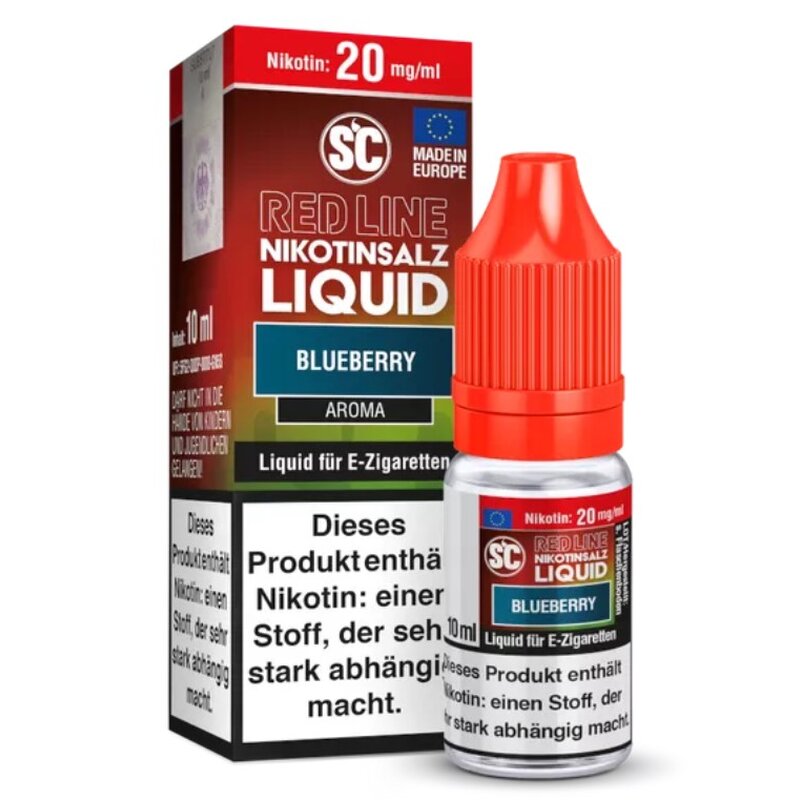 Blueberry Nikotinsalz Liquid SC Red Line