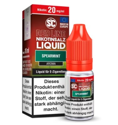 Spearmint Nikotinsalz Liquid SC Red Line