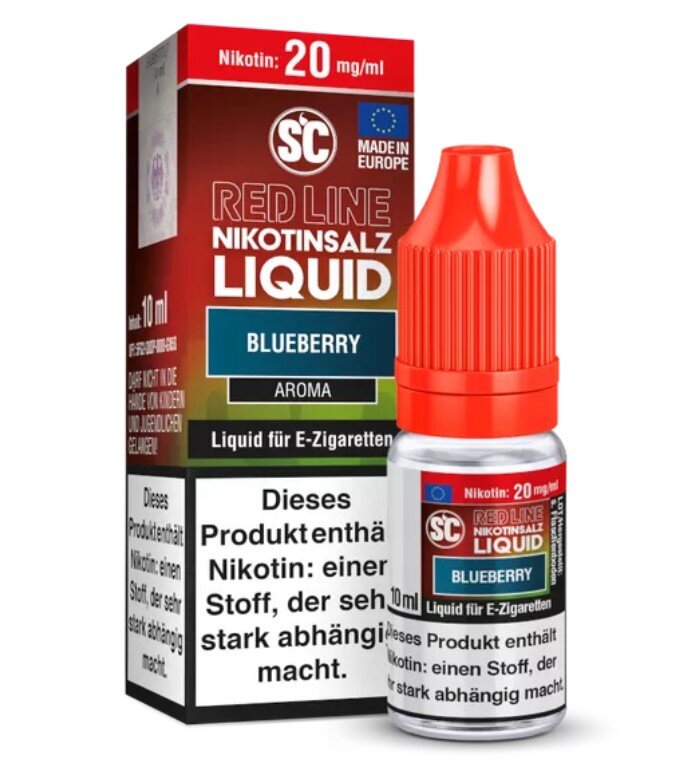 Blueberry Nikotinsalz Liquid SC Red Line 10mg