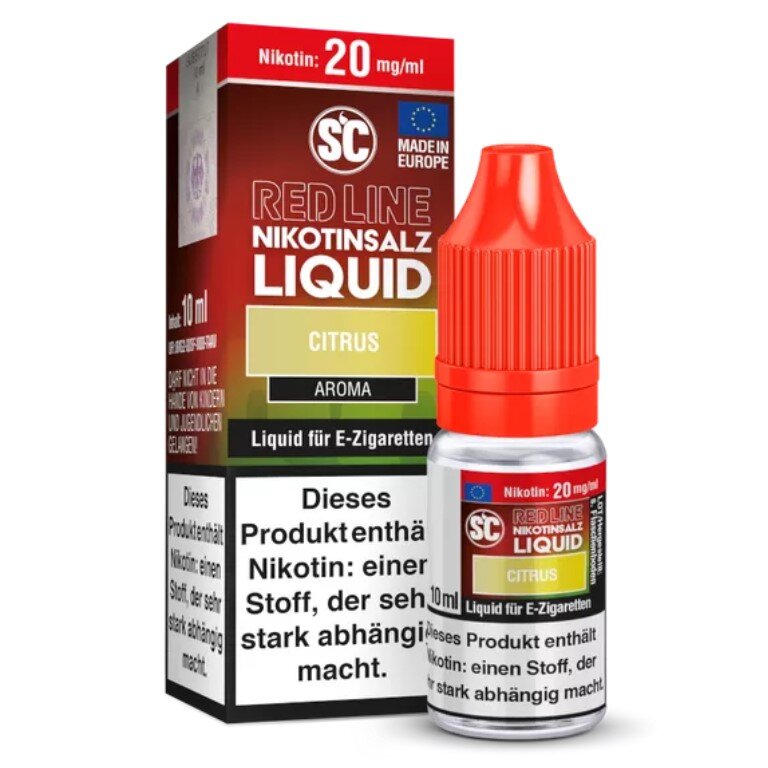 Citrus Nikotinsalz Liquid SC Red Line 10mg