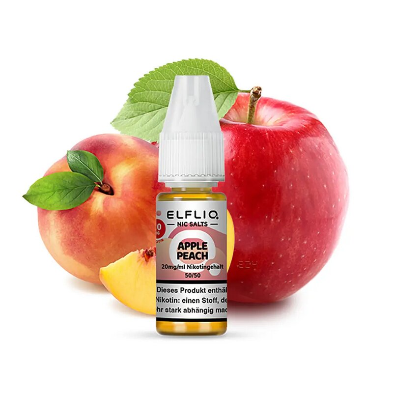 Apple Peach Nikotinsalz Liquid 10ml Elfliq