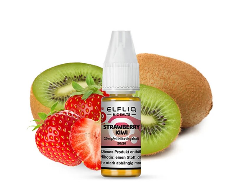 Strawberry Kiwi Nikotinsalz Liquid 10ml Elfliq 20mg