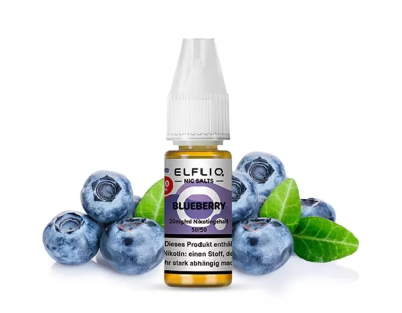 Blueberry Nikotinsalz Liquid 10ml Elfliq 10mg