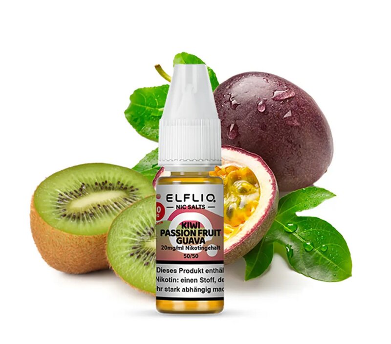 Kiwi Passion Fruit Guava Nikotinsalz Liquid 10ml Elfliq