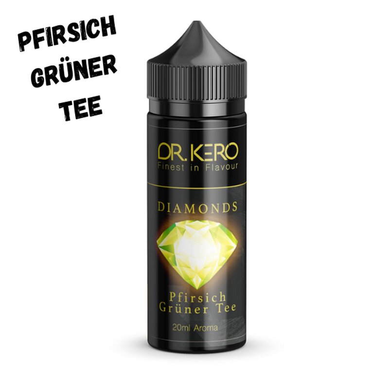 Pfirsich Gr&uuml;ner Tee Aroma 10ml Dr. Kero Diamonds