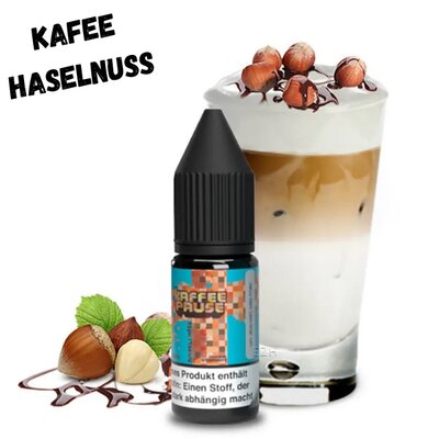 Hazallatte Nikotinsalz Liquid 10ml Kaffeepause by Steamshots
