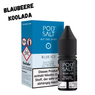 Blue Ice Nikotinsalz Liquid 10ml Pod Salt