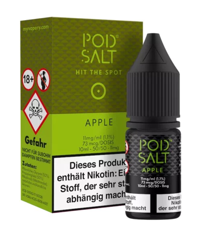 Apple Nikotinsalz Liquid 10ml Pod Salt 20mg