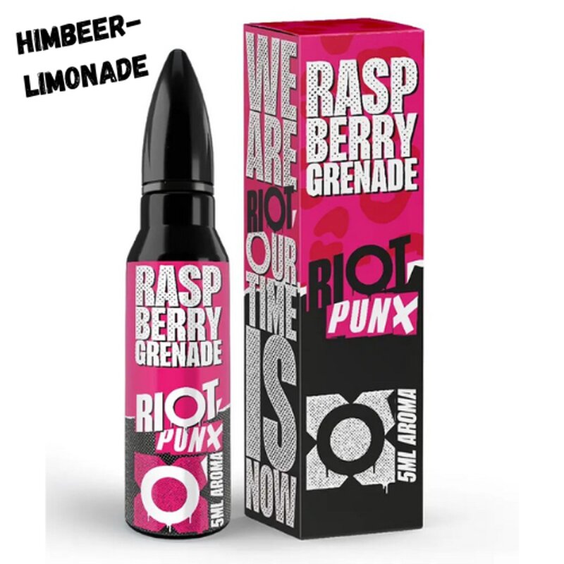 Raspberry Grenade Aroma 5ml Punx by Riot Squad