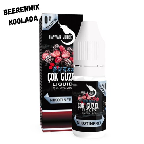 Cok Gzel Liquid 10ml Hayvan Juice 0mg
