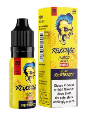 Yellow Raspberry Hybrid Nikotinsalz Liquid 10ml Revoltage...