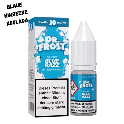Blue Razz Nikotinsalz Liquid Dr. Frost 20mg