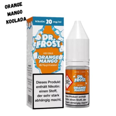 Orange Mango Ice Nikotinsalz Liquid Dr. Frost 20mg