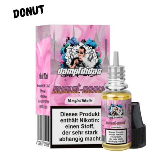 Sweet Donut Nikotinsalz Liquid 10ml Dampfdidas