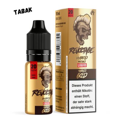 Tobacco Gold Hybrid Nikotinsalz Liquid 10ml Revoltage