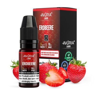 Erdbeere Liquid 10ml Avoria