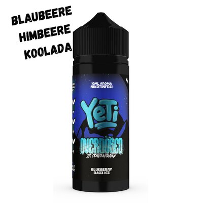 Blueberry Razz Ice Aroma 10ml Yeti Overdosed