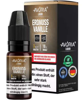 Erdnuss-Vanille Liquid 10ml Avoria