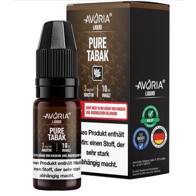 Pure Tabak Liquid 10ml Avoria