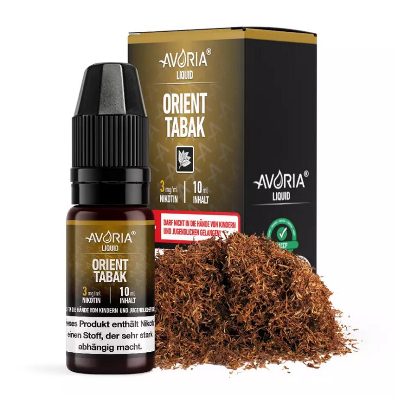 Orient Tabak Liquid 10ml Avoria 12mg