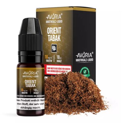 Orient Tabak Nikotinsalz Liquid 10ml Avoria