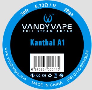 Kanthal A1 Wickeldrath Vandy Vape 0,3mm 28GA 30ft